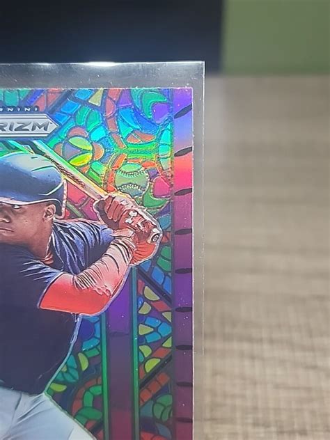 Panini Prizm Baseball Juan Soto Stained Glass Purple Prizm Sg