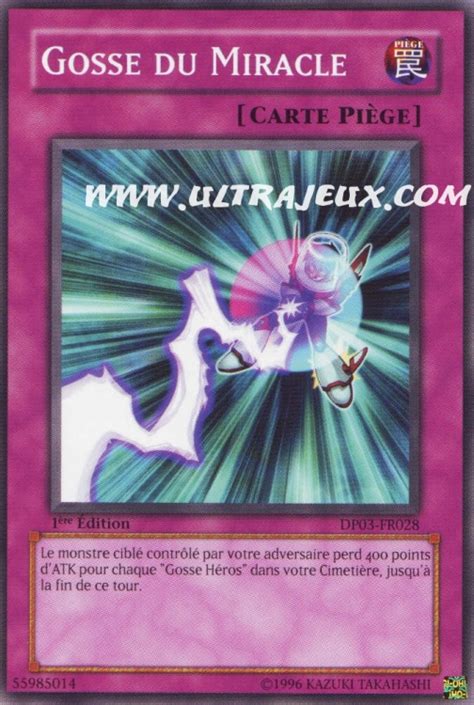 Gosse Du Miracle Dp Fr Carte Yu Gi Oh Cartes L Unit