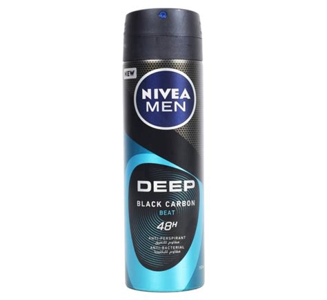 Nivea Men Deep Black Carbon Beat Deodorant Spray Ml Buy Online At