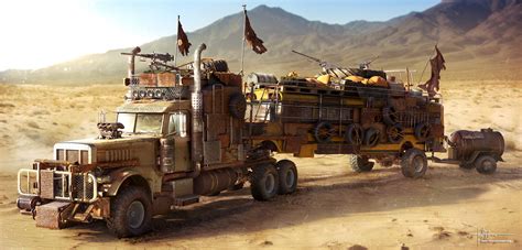 Wasteland Truck by Tomi Väisänen : ApocalypsePorn