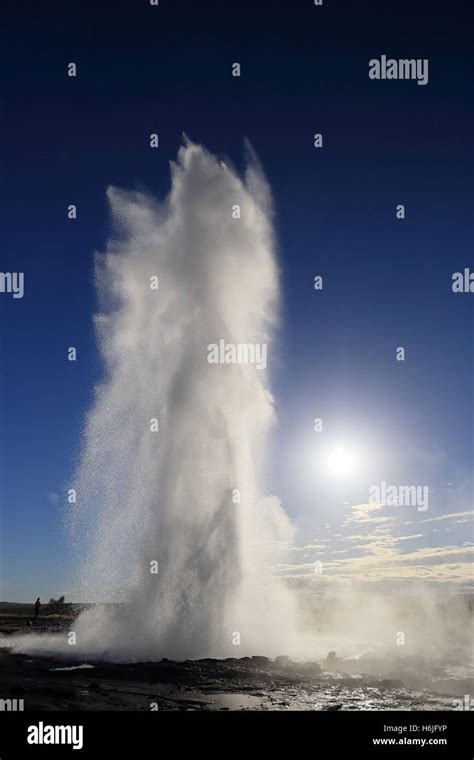 Strokkur Geysir Iceland Stock Photo - Alamy