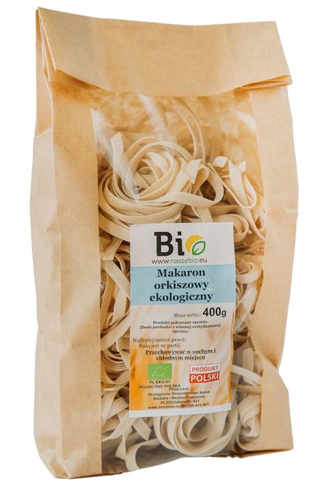 Ekologiczny Makaron Orkiszowy Tagliatelle 400g BioGumienny