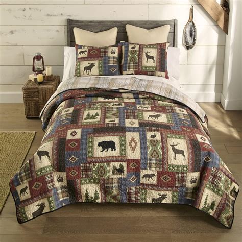 Amazon Donna Sharp King Bedding Set 3 Piece Wilderness Pine