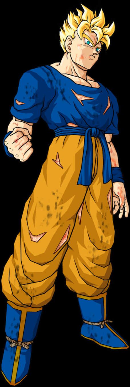 Download Super Saiyan Gohan Standing Pose