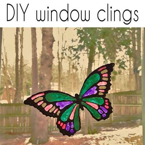 DIY window clings | Crazy DIY Mom