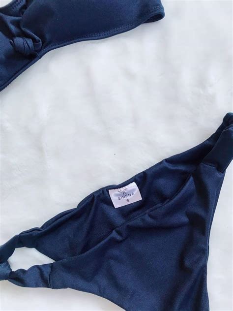Dark Blue Bikini From Sirena Swimwear Women S Fashion Swimwear