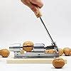 Artcome Heavy Duty Pecan Nut Cracker Tool With 1 Flannel Bag 4 Picks