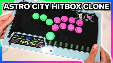 Fightbox Arcade Controller Astro City Themed Hitbox Clone Youtube