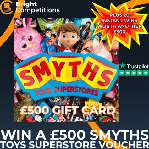 Win A £500 Smyths Toy Voucher 20 Instant Wins Worth £500 Bright