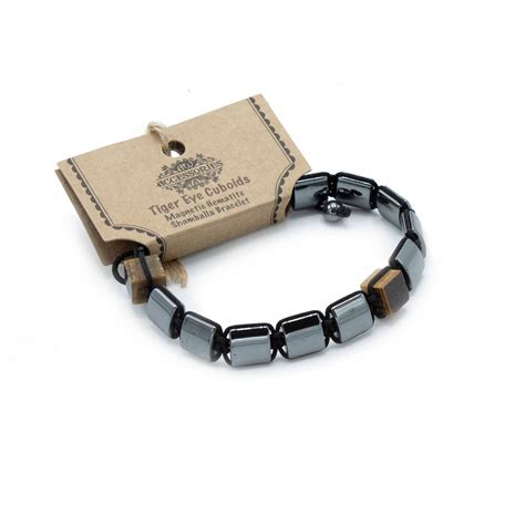 Bracelet Shamballa H Matite Magn Tique Cubo Des Eno Il De Tigre