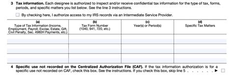 Irs Form 8821 A Tax Information Authorization Guide