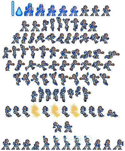 Megaman X Full Armor Sprites