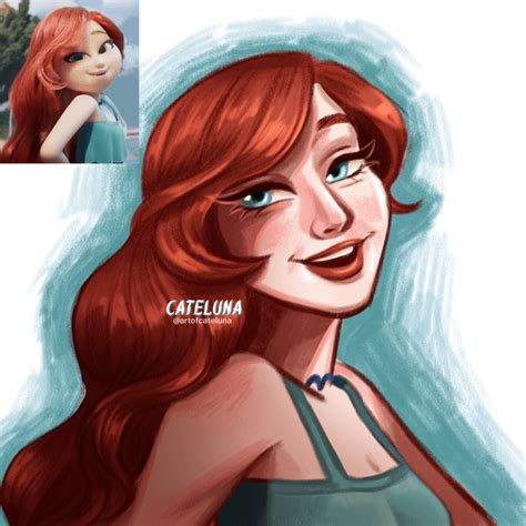 Chelsea From Ruby Gillman Teenage Kraken Art By Me Rdreamworks