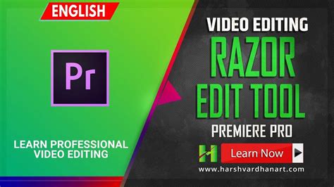 Learn Video Editing How To Use Razor Tool In Premiere Pro Tutorial For