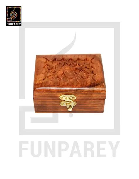 Hand Carved Ring Box Funparey