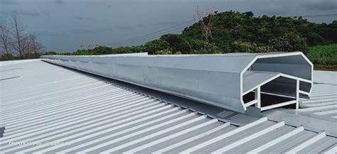 Color Coated Roof Ridge Ventilator For Industrial At 3500 Meter In Pune