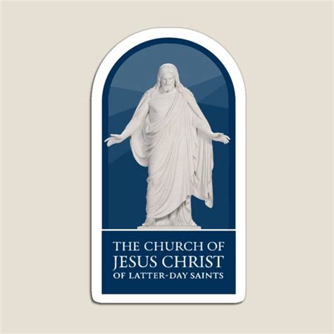 The Church Of Jesus Christ Of Latter Day Saints New Logo 2 Magnet For