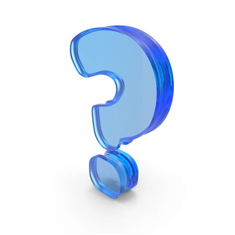 Blue Glass Question Mark Symbol PNG Images & PSDs for Download ...