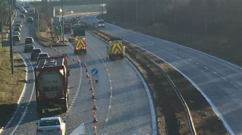 Three Hospitalised In 12 Vehicle Crash On A19 Itv News Tyne Tees