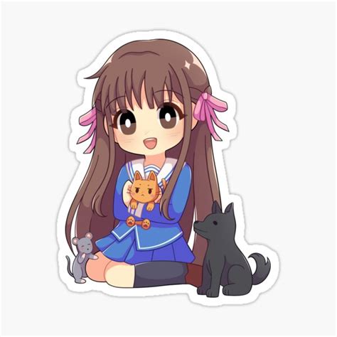 Cute Fruits Basket Anime Stickers Decals And Skins Electronics And Accessories Pe