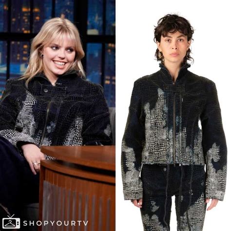 Late Night With Seth Meyers January 2024 Reneé Rapps Boxy Denim