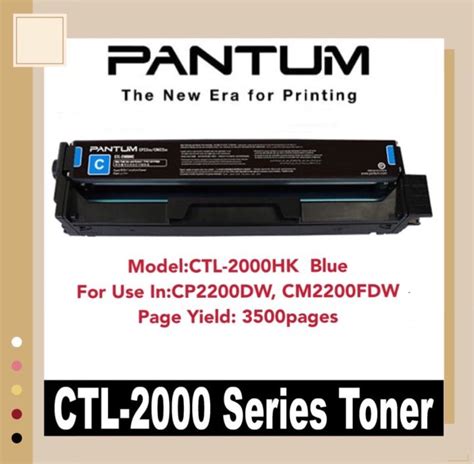 Pantum Laser Toner Blue Colour Model Ctl Series Toner Blue