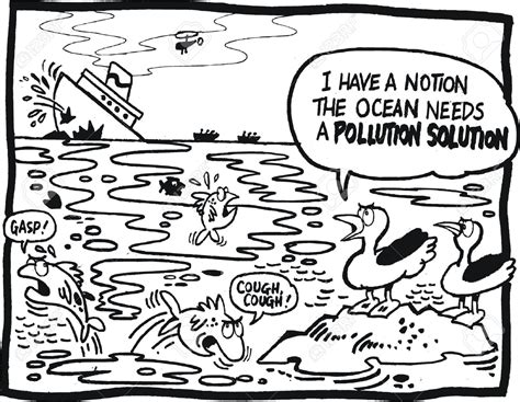 Water Pollution Drawing Easy Cartoon Of A Water Pollution For | SexiezPicz Web Porn