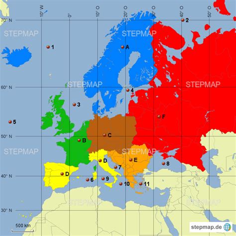 Stepmap Gro R Ume Europas Landkarte F R Deutschland