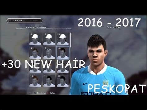 Pes 2013 New Hair Pack 2017 V2 YouTube