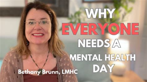 Why Everyone Needs Mental Health Days Youtube