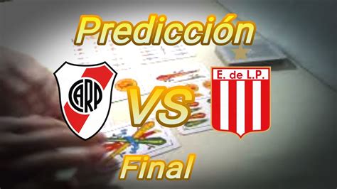 Predicci N River Vs Estudiantes Por La Final De La Supercopa Youtube