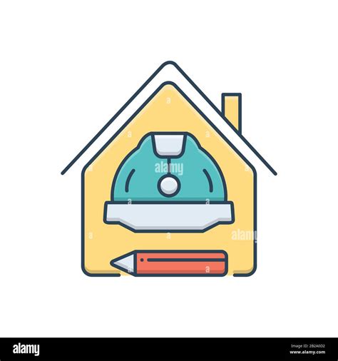 Construction Planning Icon Stock Vector Image And Art Alamy