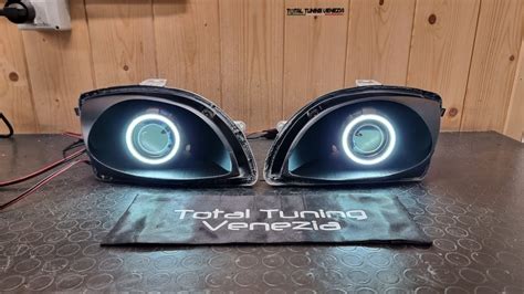 Fiat Fanali Angel Eyes Led Tuning Retrofit Youtube