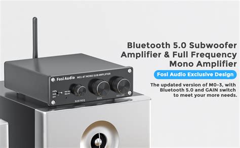 Amazon Fosi Audio M01 BT Bluetooth 5 0 300 Watt Subwoofer