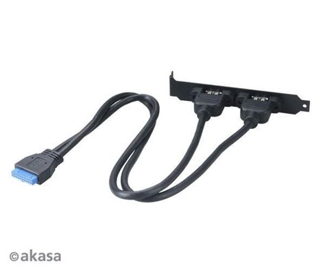 Akasa Usb 30 Internal Adapter Cable Ak Cbub17 40bk Novatech