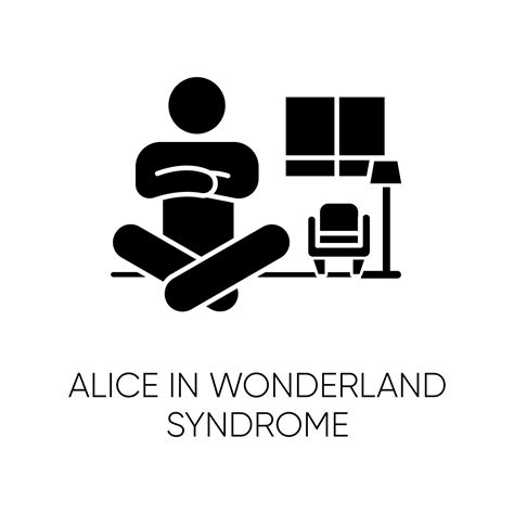 Alice In Wonderland Syndrome Glyph Icon 3441764 Vector Art At Vecteezy