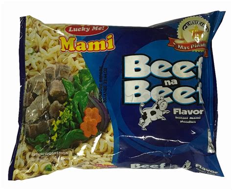 Lucky Me Mami Beef Na Beef Flavor Instant Mami Noodles 55g