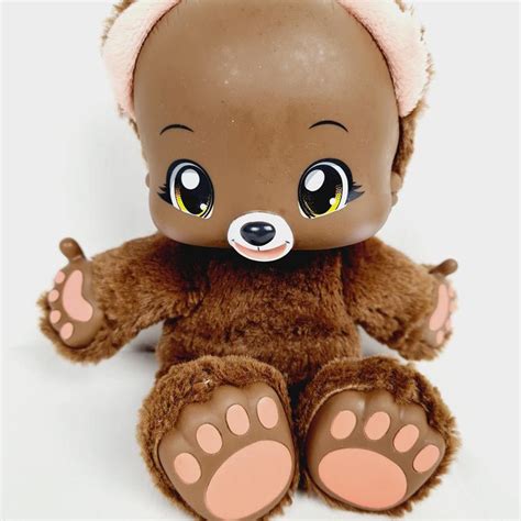 Peluche Parlante Ourson Sonore Visage Plastique Suce Son Pouce Cm