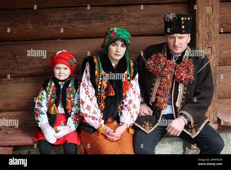 Non Exclusive Kryvorivnia Ukraine December 25 2023 A Man Woman