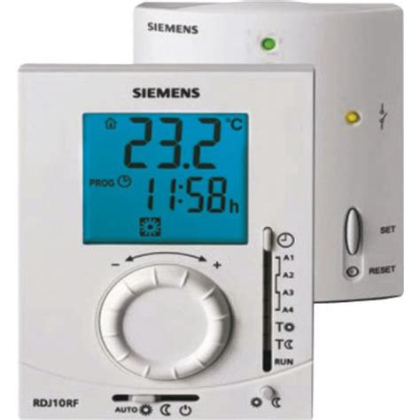 Thermostat D Ambiance Sans Fil Rdj Rf Set R Cepteur Siemens Bricozor