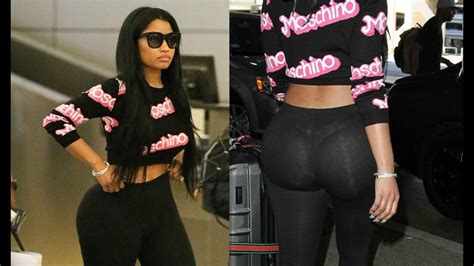 Nicki Minaj Butt Exposed In See Through Leggings Youtube