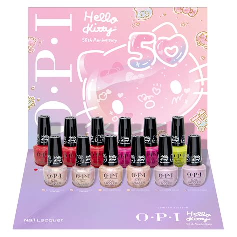 Opi Nail Lacquer Hello Kitty 50th Anniversary Collection