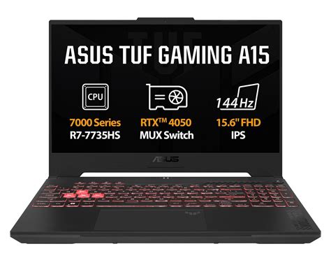 ASUS TUF Gaming A15 FA507NU R7 7735HS 15 6 FHD 16GB 1TB SSD RTX 4050