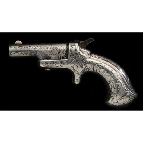 Colt No 3 Derringer 41 Caliber Rimfire Fully And Finely Silver