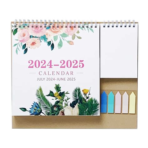 Small Desk Calendar Clearance Desktop Calendar 2024 2025 Flip