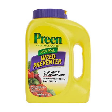 Preen Natural Vegetable Garden Weed Preventer 5 Lb 250 Sq Ft Natural Pre Emergent Herbicide