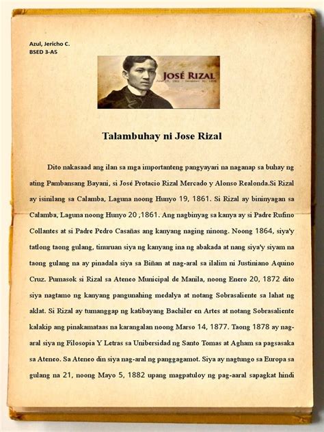 Teoryang Historikal Talambuhay Ni Rizal PDF In 2024 Jose Rizal