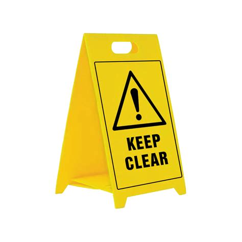 Corflute A Frame Keep Clear Discount Safety Signs New Zealand