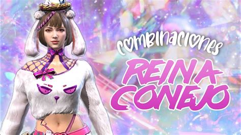 Las Combinaciones M S Bonitas Con El Set Reina Conejo Free Fire