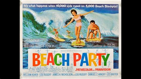 Beach Party 1963 Theatrical Trailer YouTube